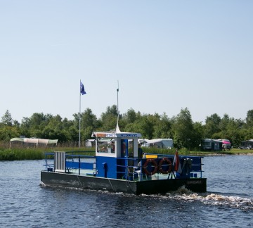 Fietspond op het water